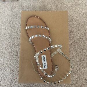 Steve Madden travel clear sandals
